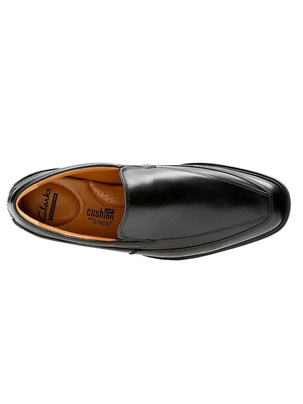 Clarks Men's Tilden Free Black Leather Loafer Dress Shoes Size 9.5 NWT